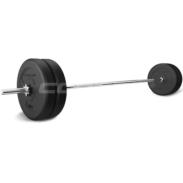 CORTEX 85kg EnduraShell Barbell & Dumbbell Weight Set Cortex