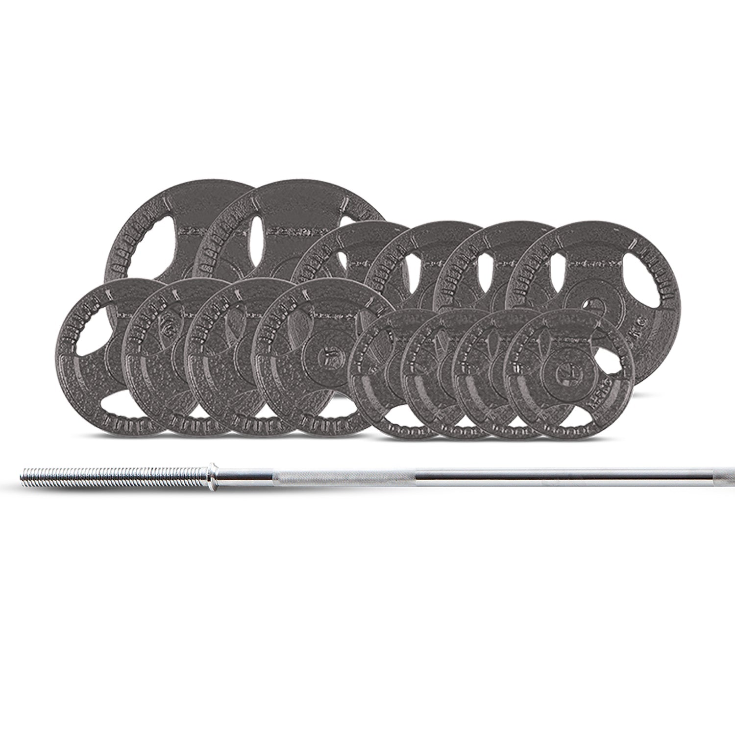 CORTEX 65kg Tri-Grip Standard Barbell Weight Set 25mm Cortex