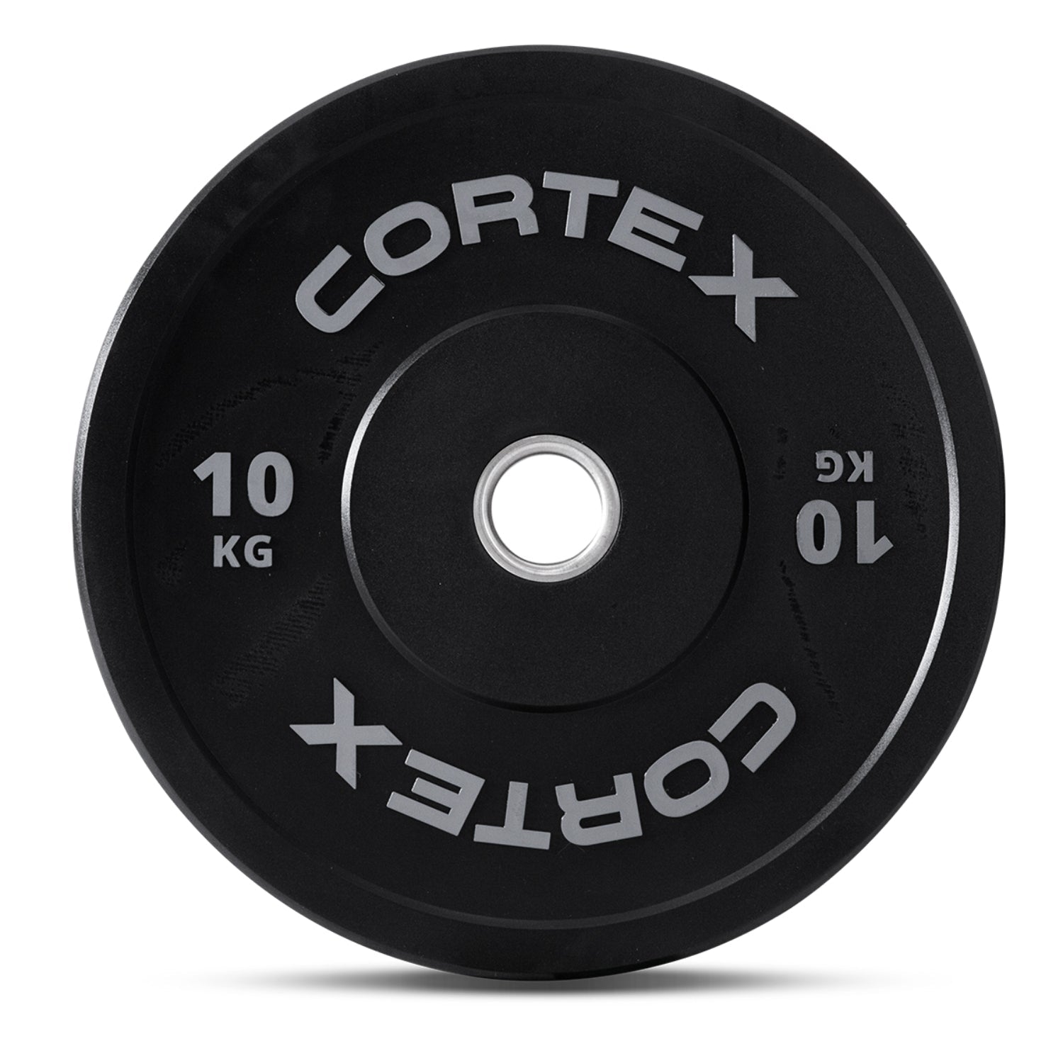 CORTEX 10kg Black Series V2 50mm Rubber Olympic Bumper Plate (Pair) Cortex