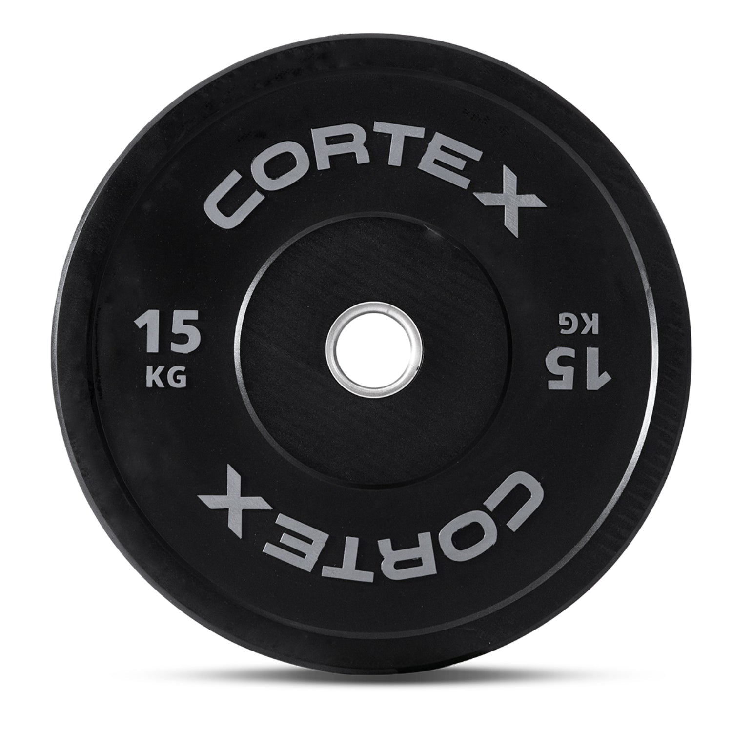 CORTEX 15kg Black Series V2 50mm Rubber Olympic Bumper Plate (Pair) Cortex