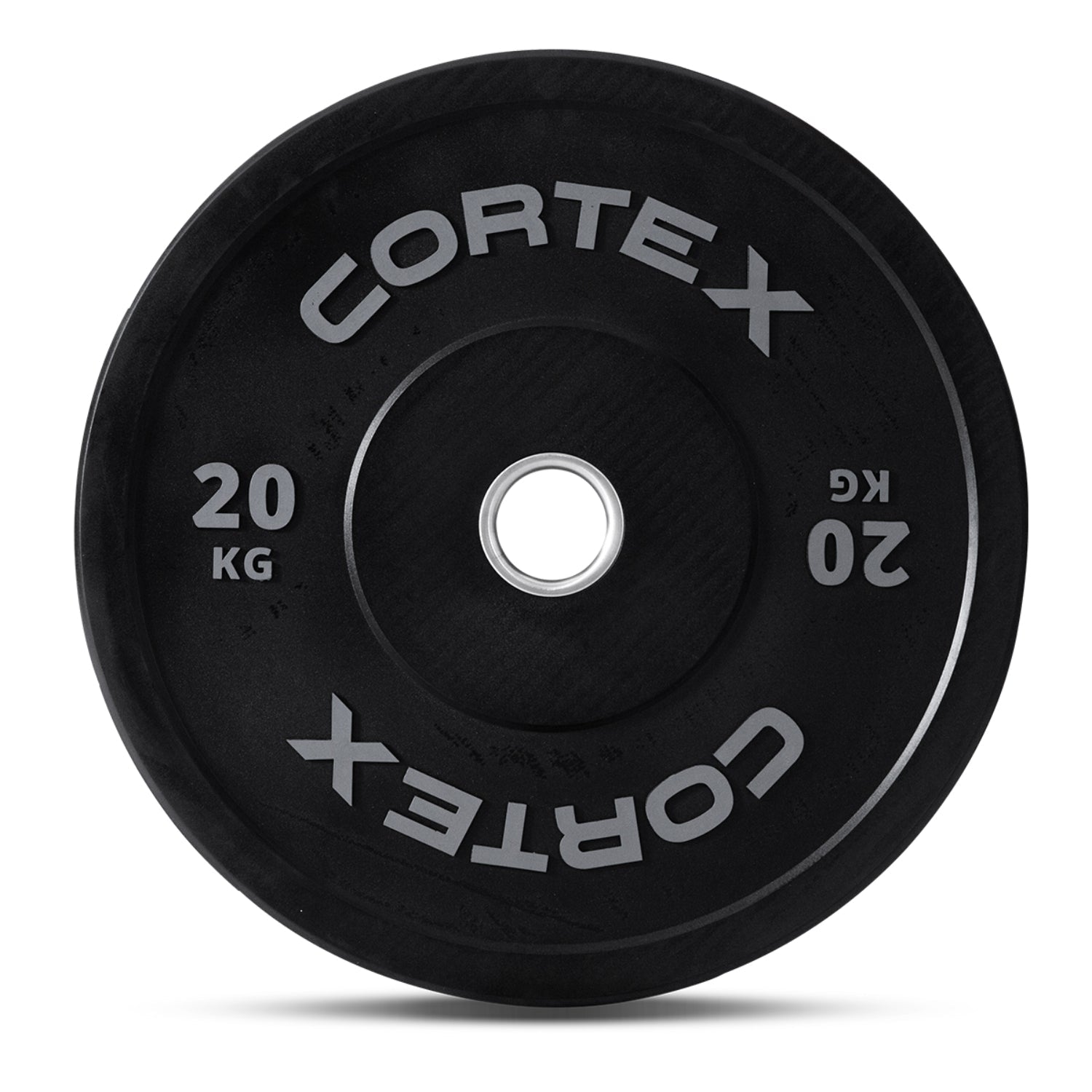CORTEX 20kg Black Series V2 50mm Rubber Olympic Bumper Plate (Pair) Cortex