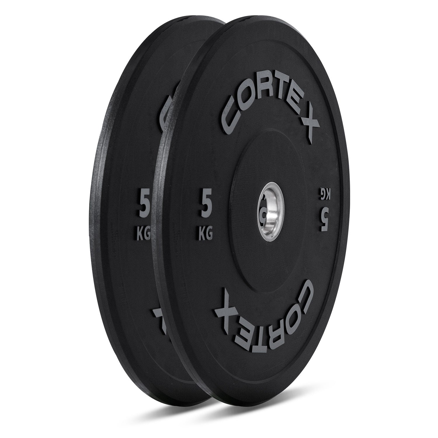 CORTEX 70kg Black Series V2 Rubber Olympic Bumper Plate Set 50mm Cortex