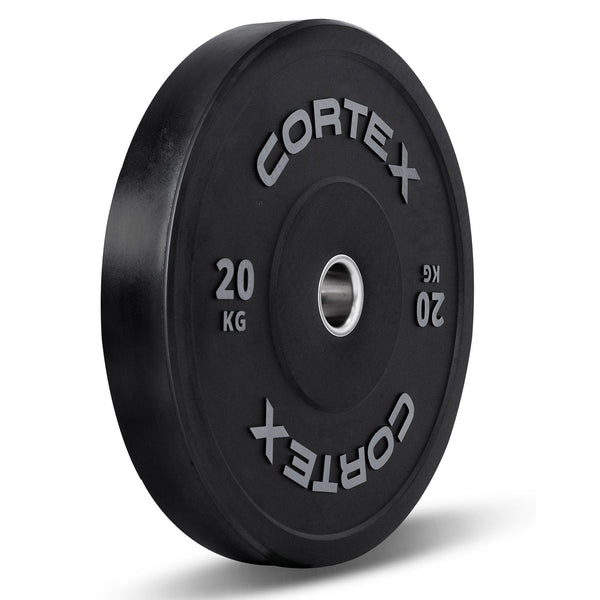 CORTEX 70kg Black Series V2 Rubber Olympic Bumper Plate Set 50mm Cortex