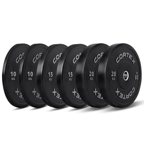 CORTEX Starter 90kg Black Series Bumper Plate V2 Package Cortex