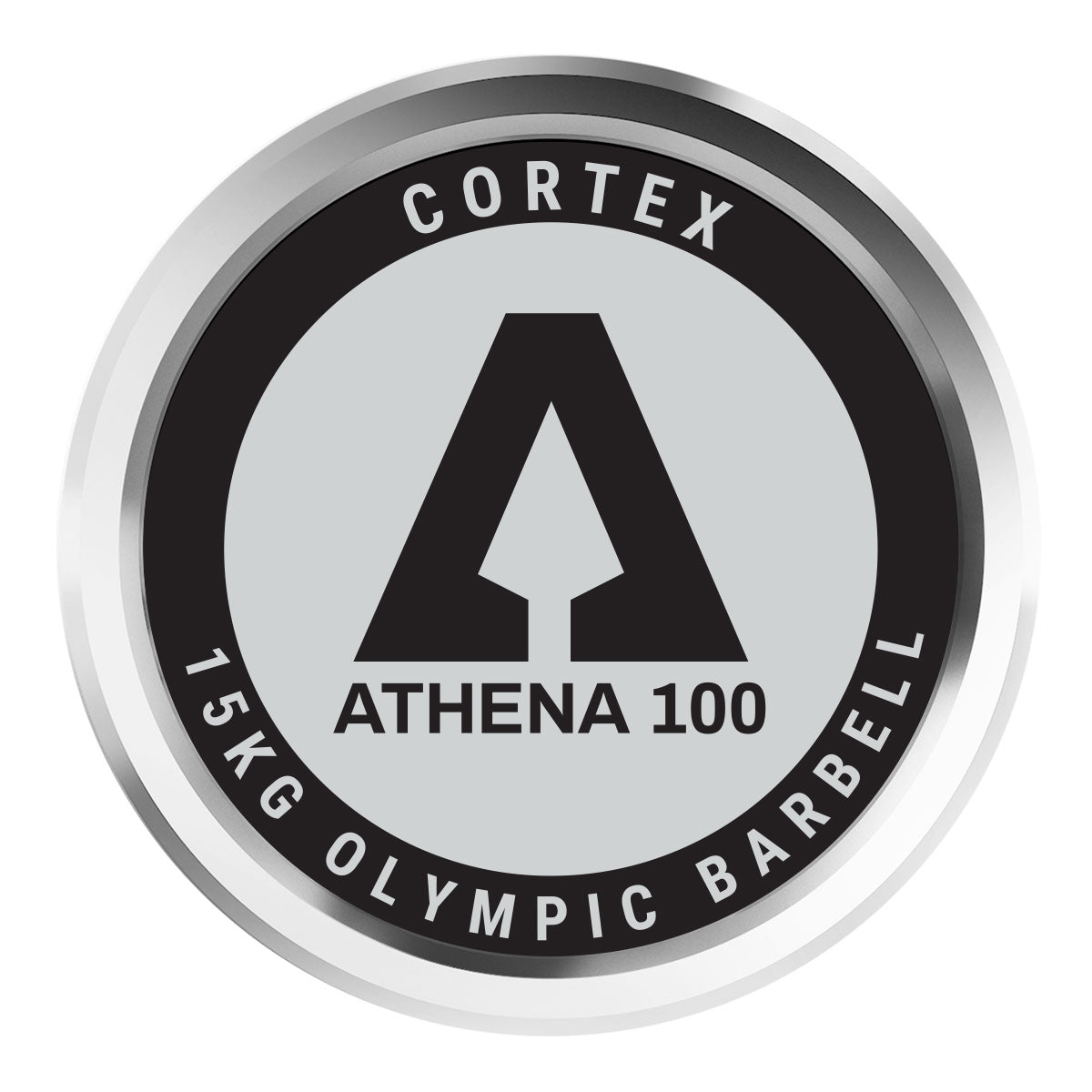 CORTEX ATHENA100 200cm 15kg Womens' Olympic Barbell With Lockjaw Collars Cortex