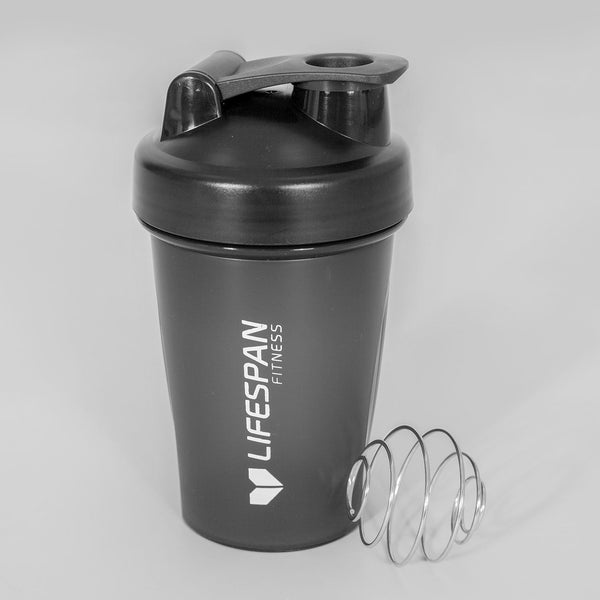 Lifespan Fitness Shaker Bottle 500ml in Black (Pack of 6) Lifespan