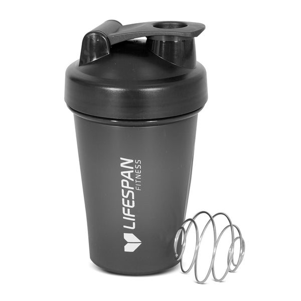 Lifespan Fitness Shaker Bottle 500ml in Black (Pack of 8) Lifespan
