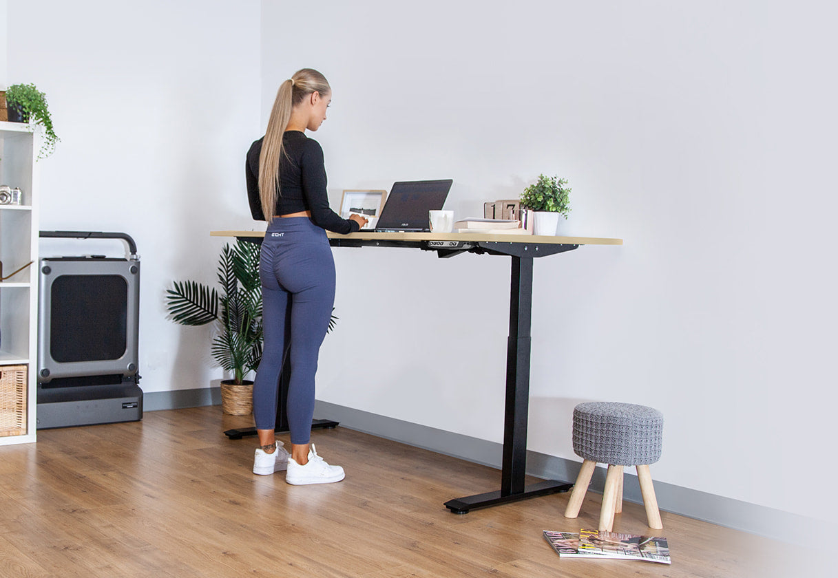 Lifespan Fitness ErgoDesk AUTO Series Automatic Standing Desk 1500mm in Oak Lifespan