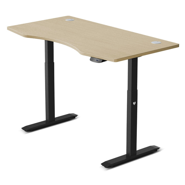 Lifespan Fitness ErgoDesk Automatic Standing Desk 1800mm (Oak) + Cable Management Tray Lifespan