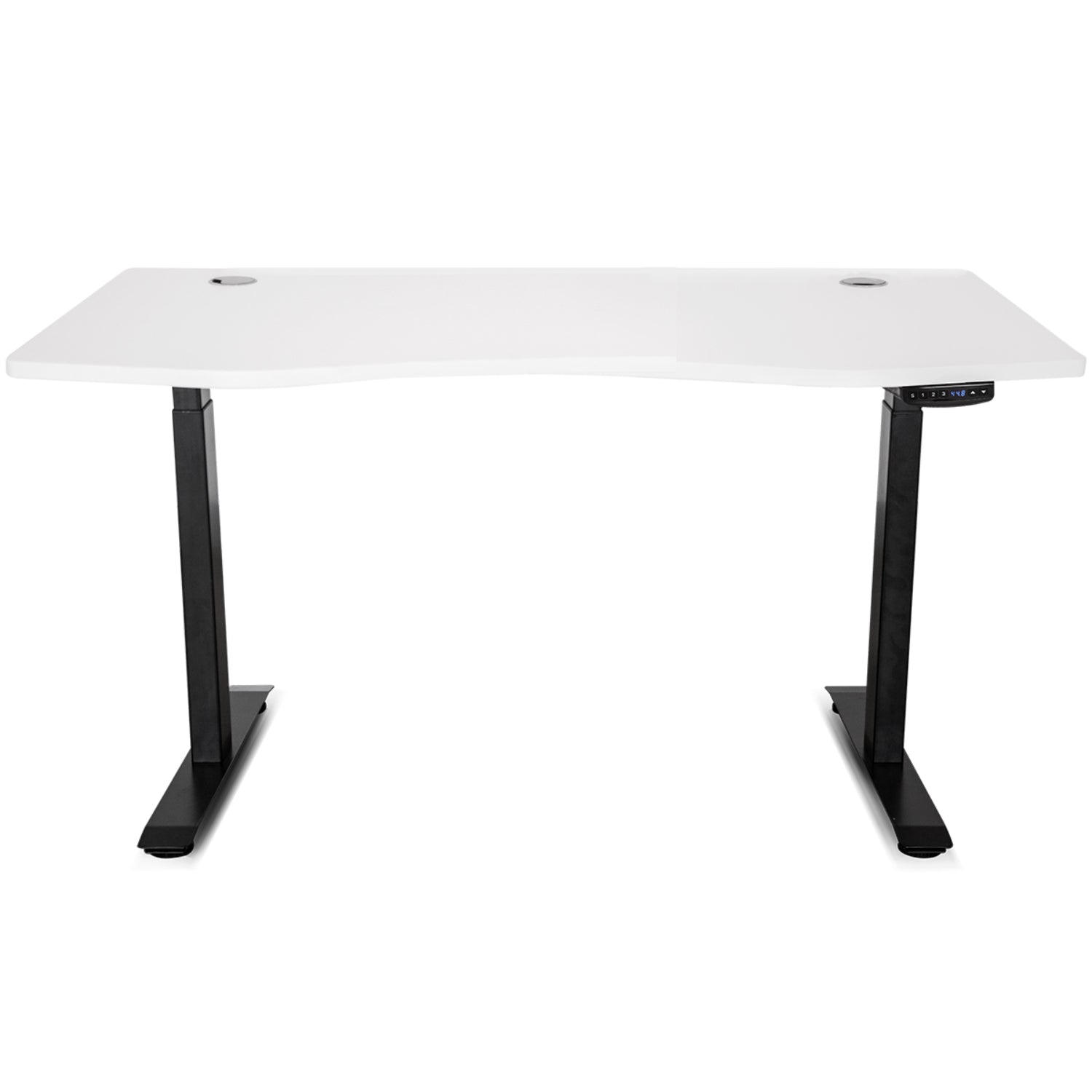 Lifespan Fitness ErgoDesk AUTO Series Automatic Standing Desk 150cm in White & Black Lifespan