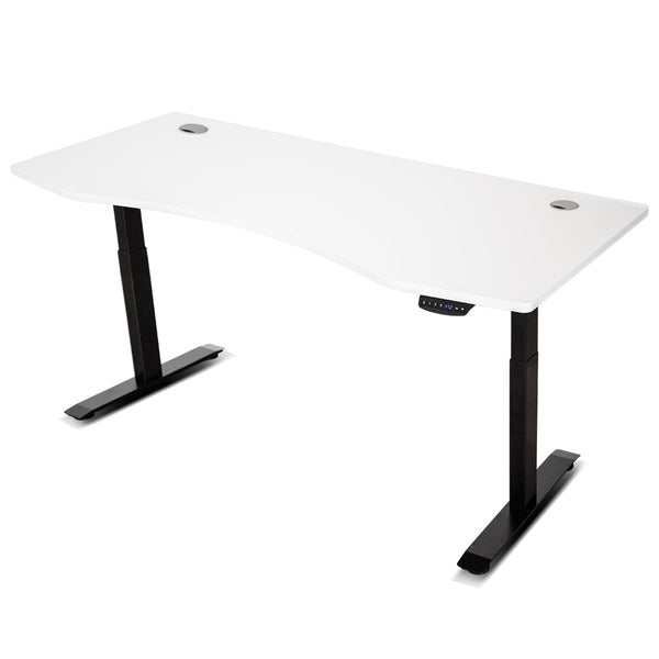 Lifespan Fitness ErgoDesk AUTO Series Automatic Standing Desk 180cm in White & Black Does not apply