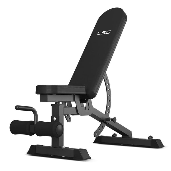 LSG GBH-300 Power Rack + GBN-006 14-Level FID Exercise Bench + 90kg Weight Set Package lsg