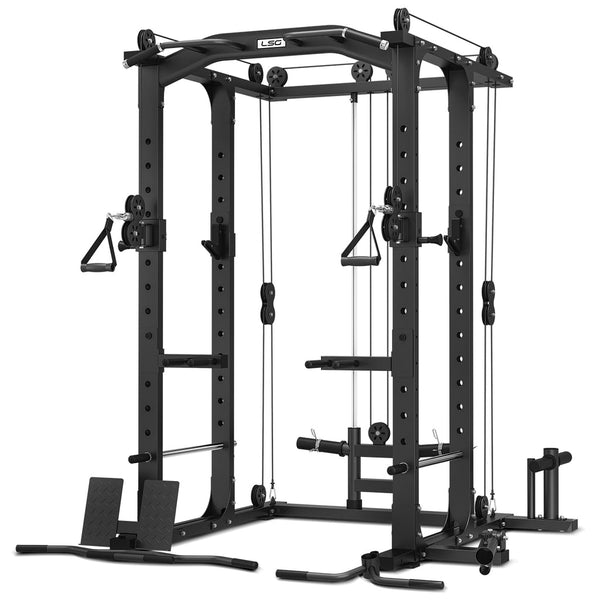 LSG GRK100 Multi Function Power Rack with Adjustable Cable Pulleys lsg