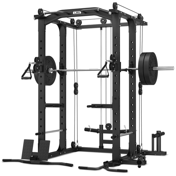 LSG GRK100 Multi Function Power Rack with Adjustable Cable Pulleys lsg