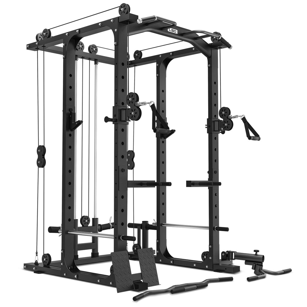 LSG GRK100 Multi Function Power Rack with Adjustable Cable Pulleys lsg