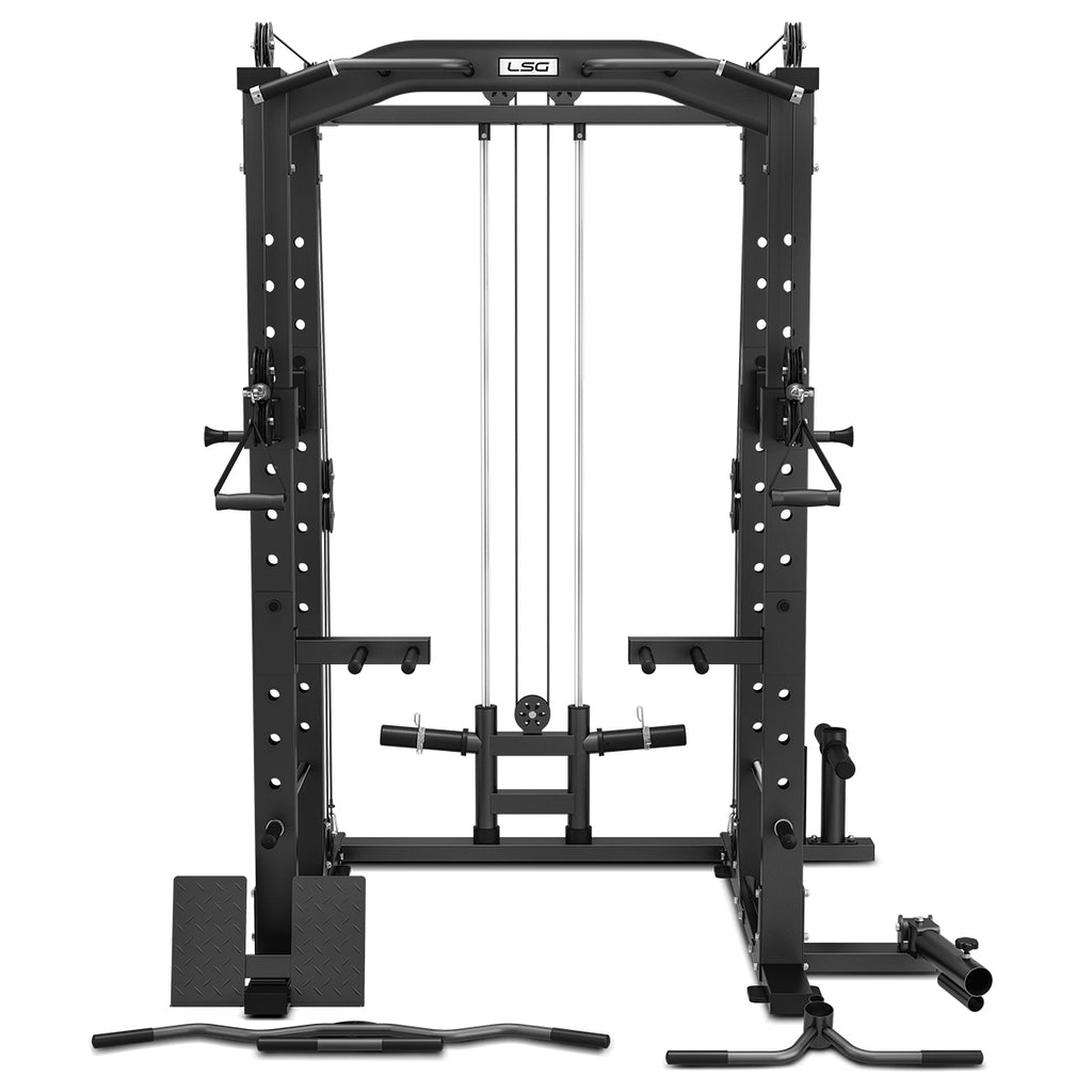LSG GRK100 Multi Function Power Rack with Adjustable Cable Pulleys lsg