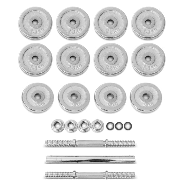 LSG 2-in-1 Dumbbell Barbell Set with Case 30kg lsg