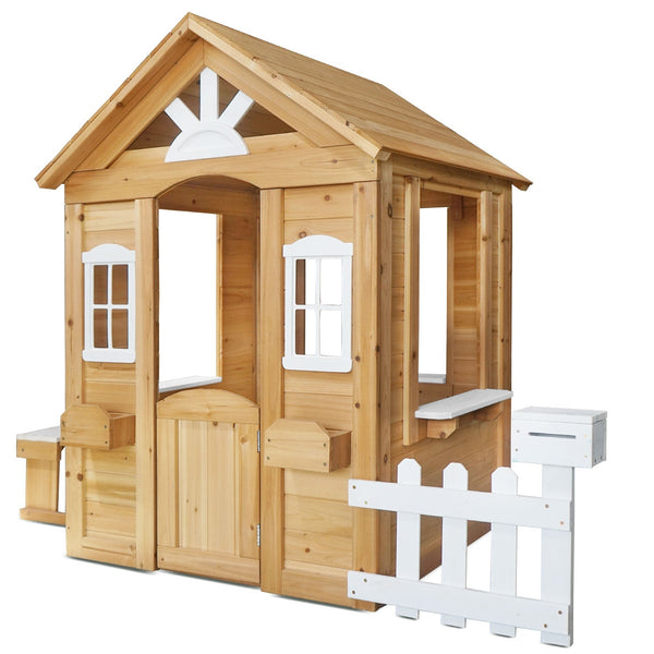 Lifespan Kids Teddy Cubby House in Natural Timber (V2) with Floor Lifespan