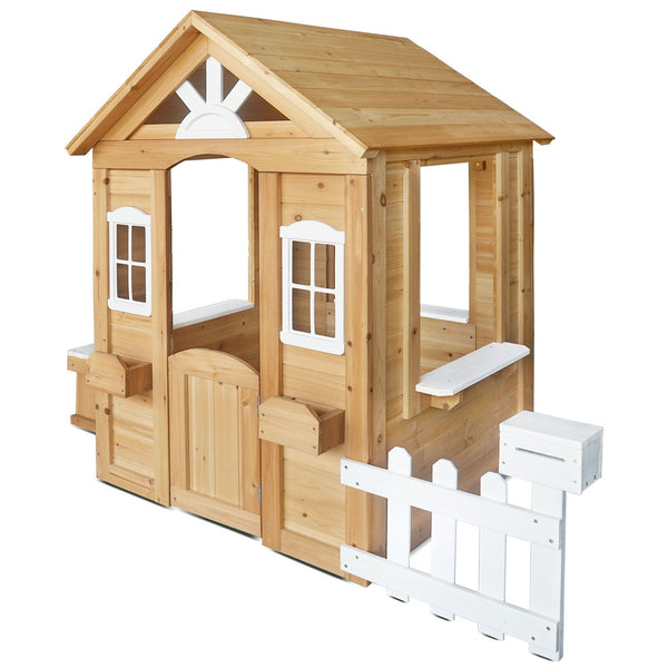 Lifespan Kids Teddy Cubby House in Natural Timber (V2) with Floor Lifespan