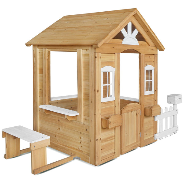 Lifespan Kids Teddy Cubby House in Natural Timber (V2) with Floor Lifespan