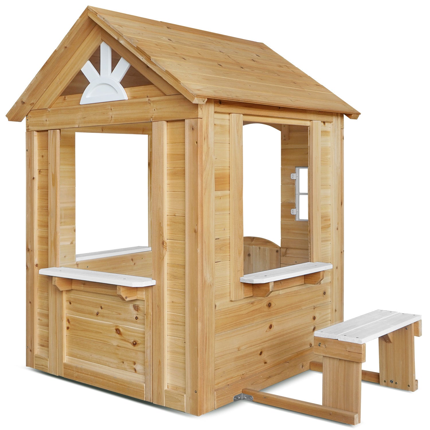 Lifespan Kids Teddy Cubby House in Natural Timber (V2) with Floor Lifespan