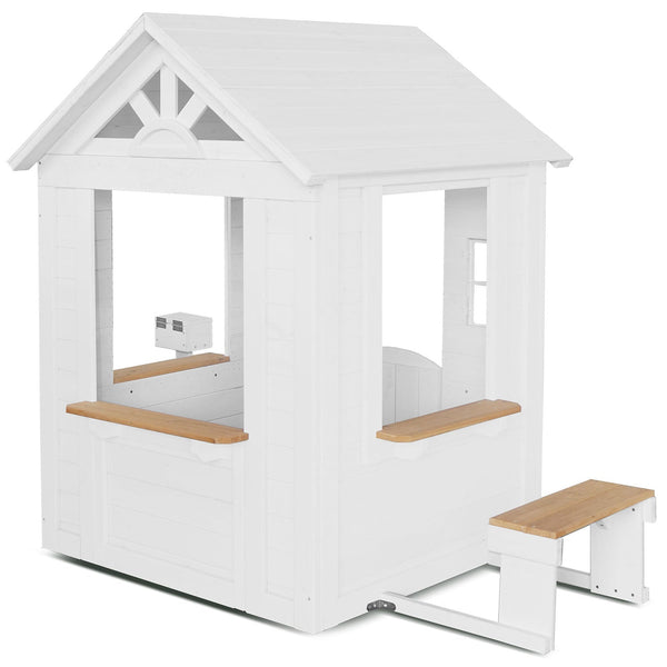 Lifespan Kids Teddy Cubby House in White (V2) with Floor Lifespan