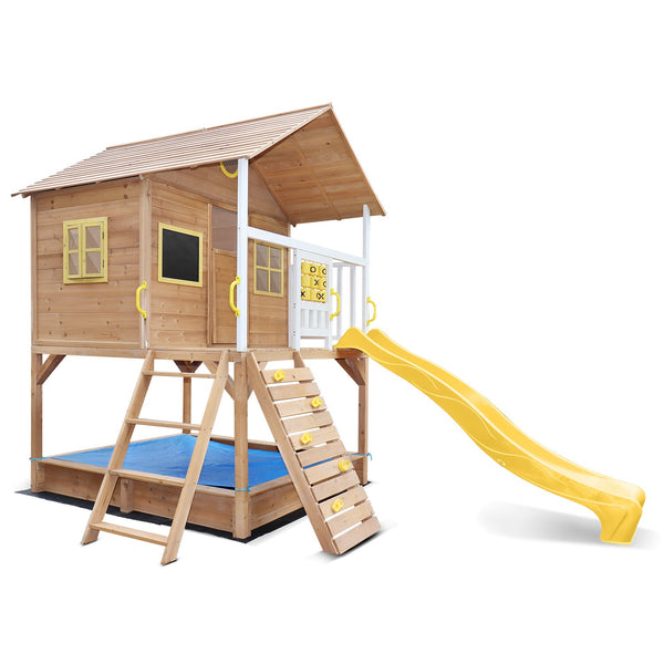 Lifespan Kids Warrigal Cubby House - Yellow Slide Lifespan