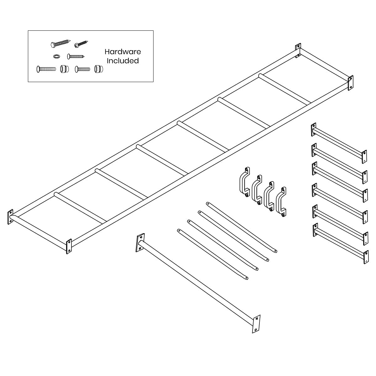 Lifespan Kids Amazon Monkey Bars Only (3m) Lifespan