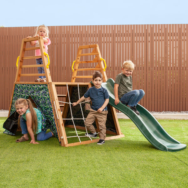 Lifespan Kids Cooper Climbing Frame with 1.8m Green Slide Does not apply