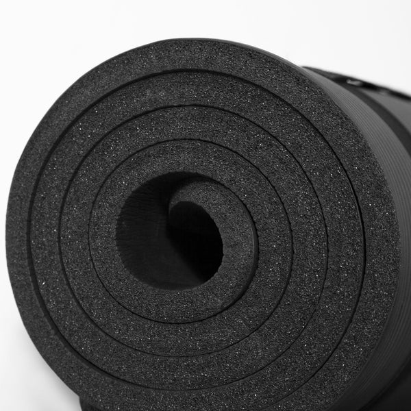 CORTEX Yoga Mat 1.8m*0.6m*15mm in Black Cortex