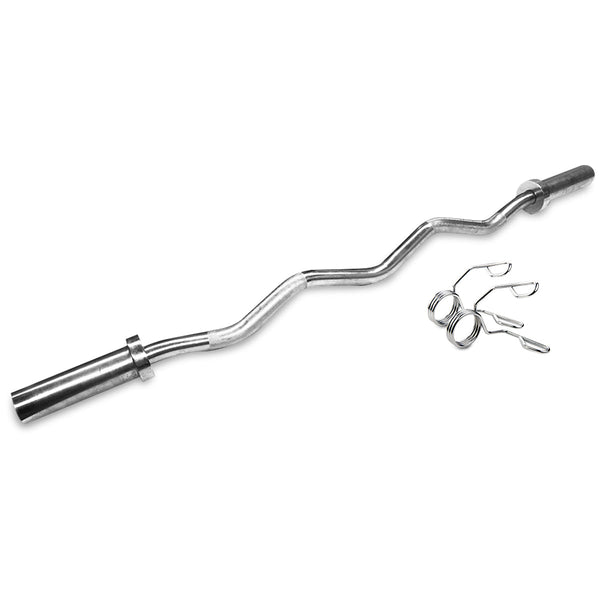 CORTEX Olympic Curl Bar with Spring Collar Cortex