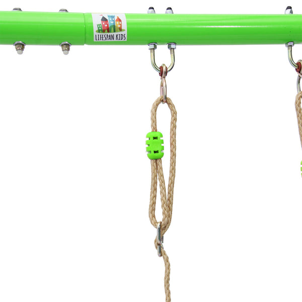 Lifespan Kids Lynx 4 Station Swing Set with Slippery Slide Lifespan