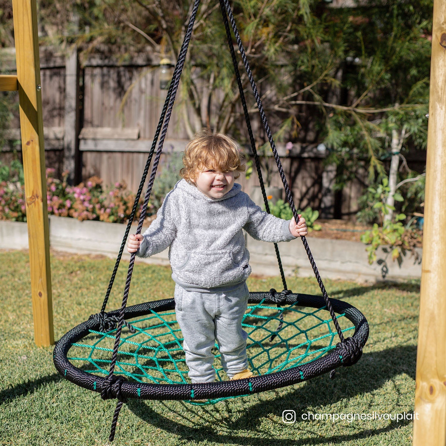 Lifespan Kids Oakley Swing Set with 1m Spidey Web Swing Lifespan