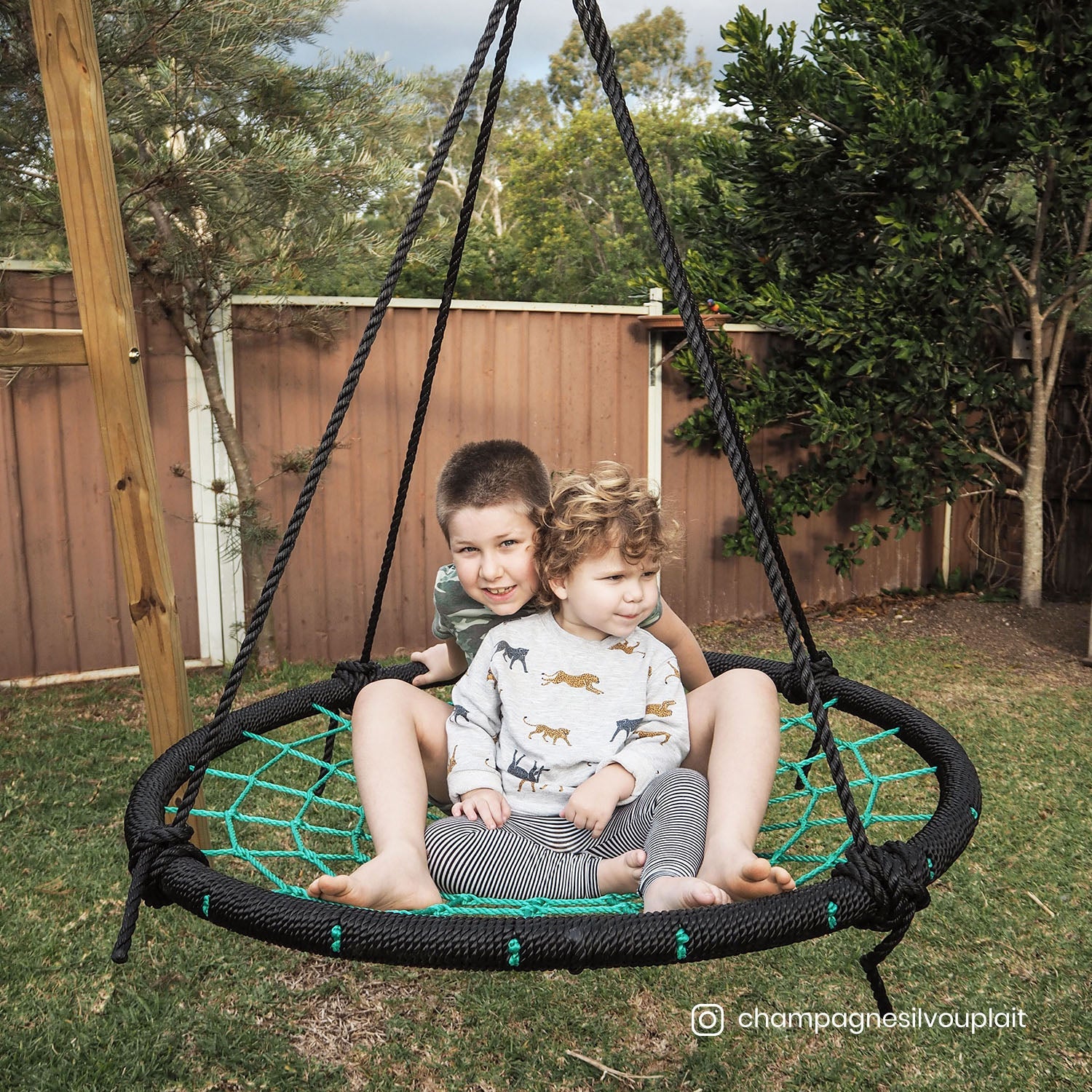 Lifespan Kids Oakley Swing Set with 1m Spidey Web Swing Lifespan