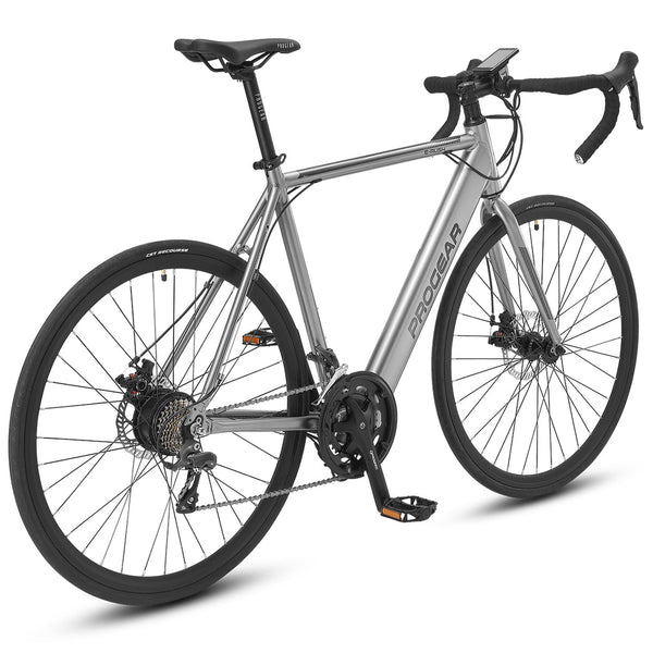 Progear Bikes E-Rush E-Road Bike 700*56cm Grey Does not apply