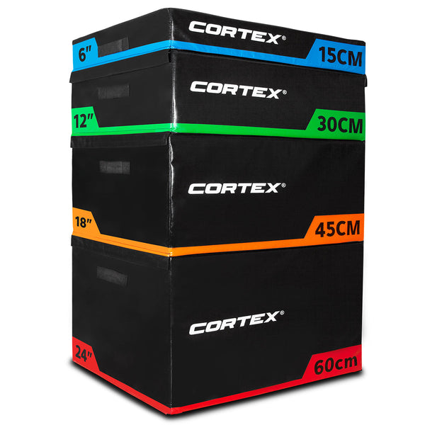 CORTEX Soft Plyo Box Modular Stackable 15cm, 30cm, 45cm, 60cm Cortex