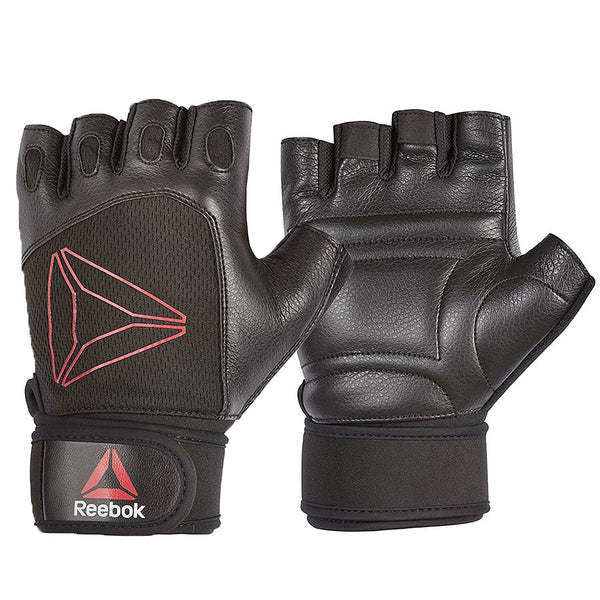 Reebok Lifting Gloves Small in Black & Red Reebok