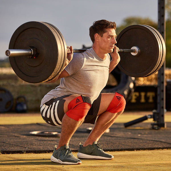 Reebok Knee Wraps in Red Reebok