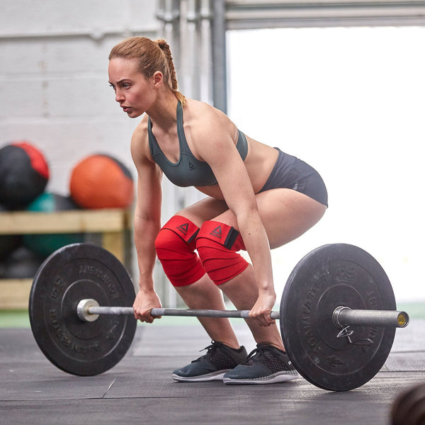 Reebok Knee Wraps in Red Reebok