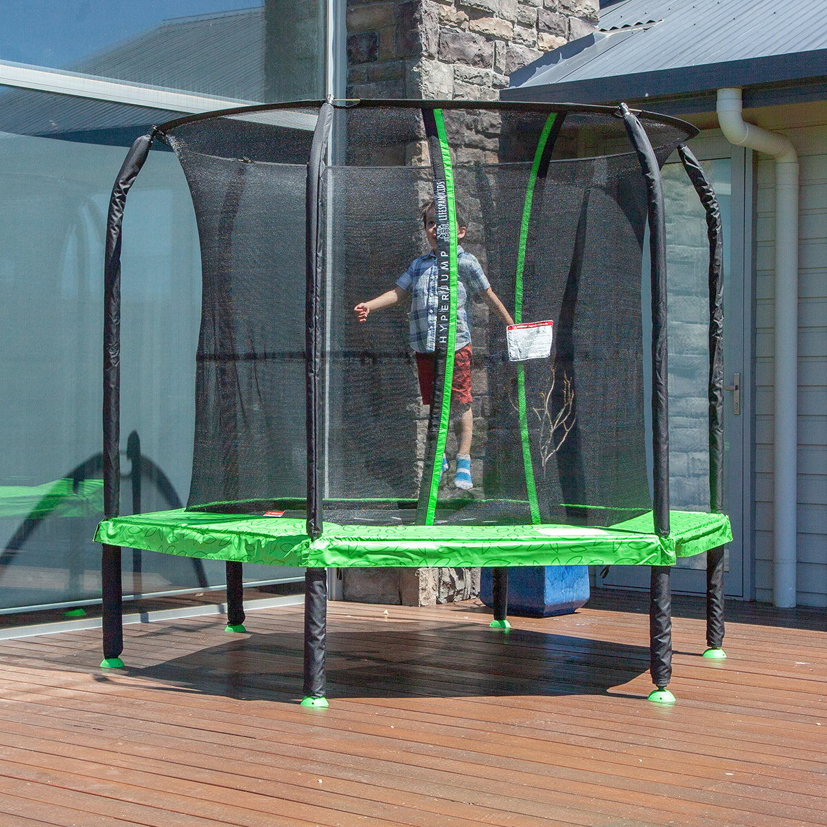 Lifespan Kids 7ft Springless Hoppy 2 Trampoline Set Lifespan
