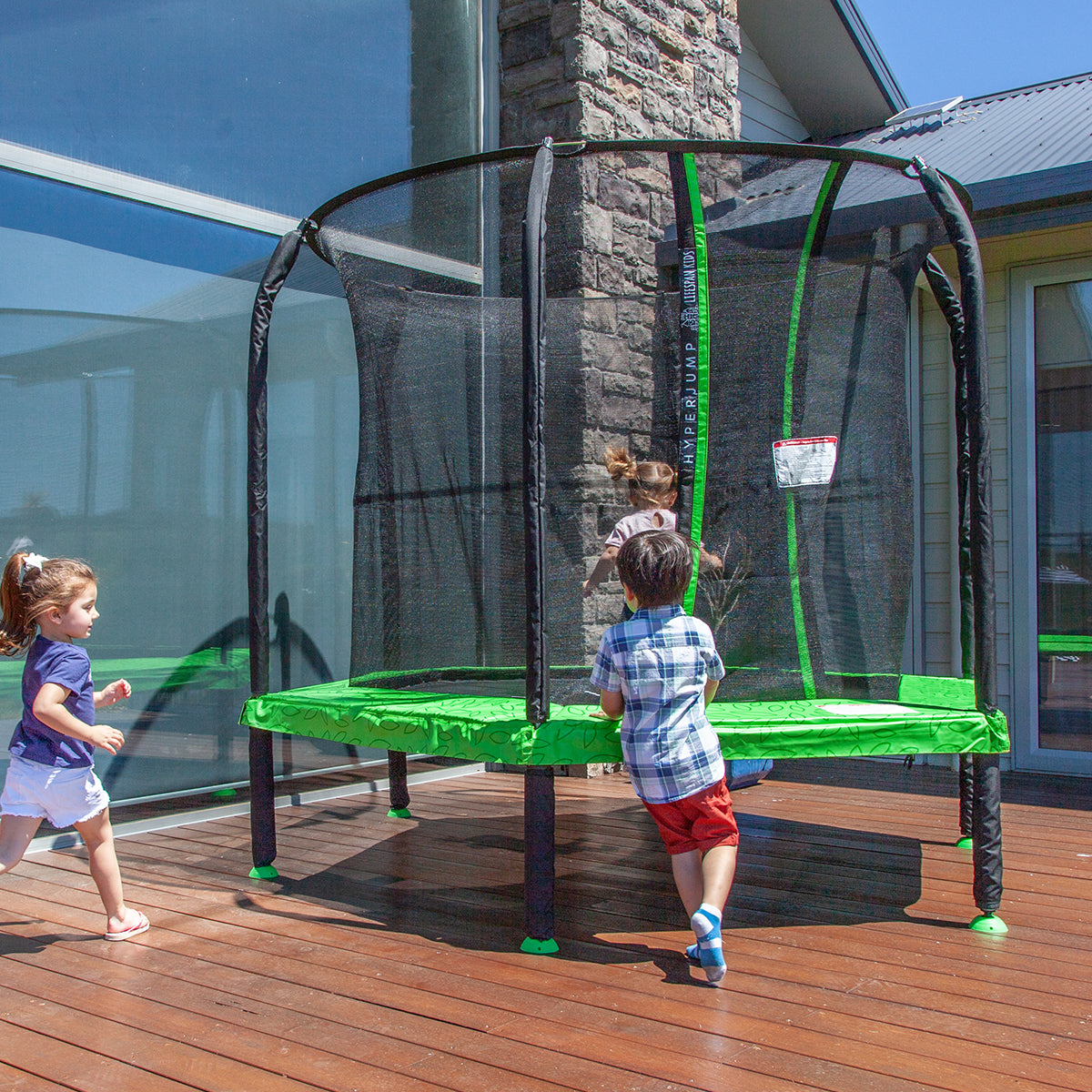 Lifespan Kids 7ft Springless Hoppy 2 Trampoline Set Lifespan