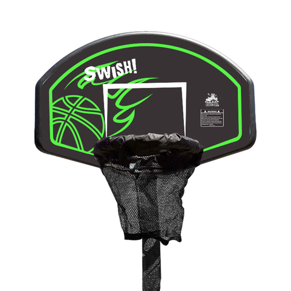 Lifespan Kids Swish Trampoline Basketball Ring with Junior Jungle Adaptor Lifespan