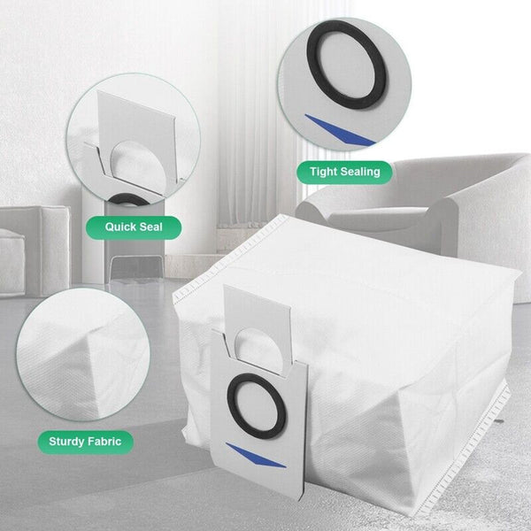 6 X Auto Empty Station Dust Bags For Ecovacs Deebot X1 Omni Series Robots Does not apply