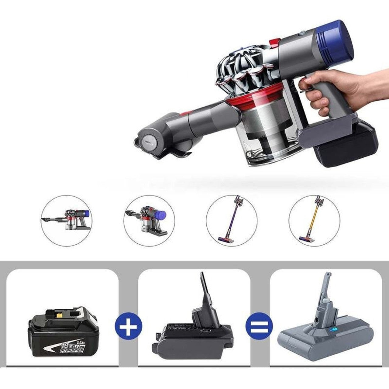 Makita 18V To Dyson V7 & V8  Battery Converter / Adapter Does not apply