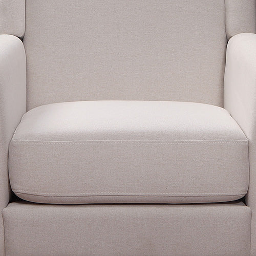 Armchair in Beige Colour Lounge Accent Chair Upholstered Fabric with Wooden leg freeshipping - Awezingly