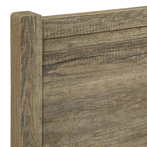 Queen Size Bed Frame Natural Wood like MDF in Oak Colour Does not apply