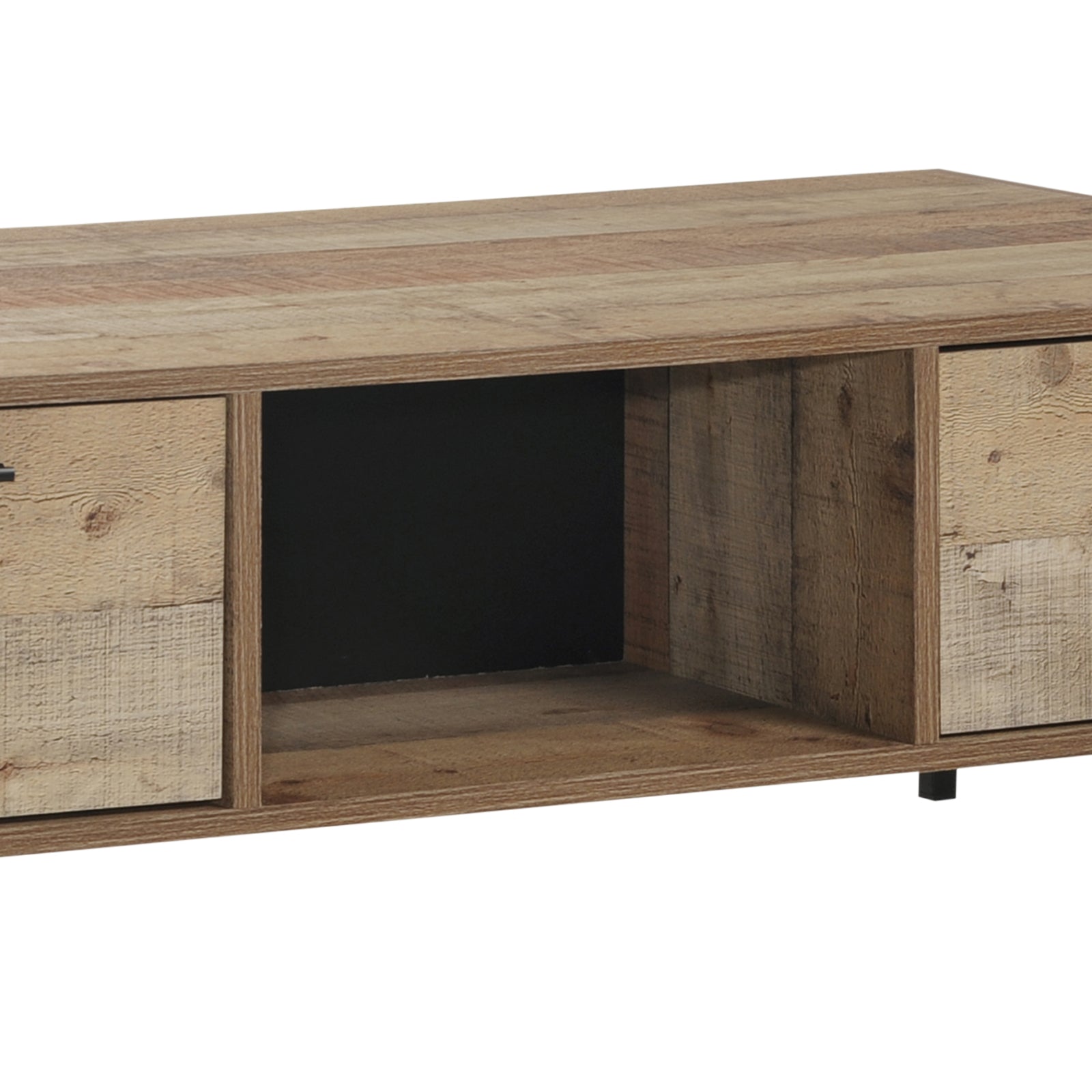Coffee Table 2 Drawers Particle Board Storage in Oak Colour Does not apply