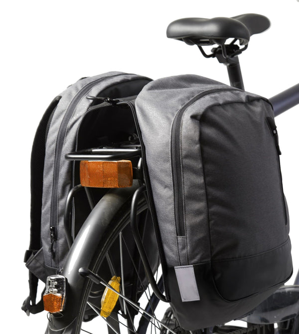2 in 1 Backpack and Double Pannier Bag - 25L Does not apply