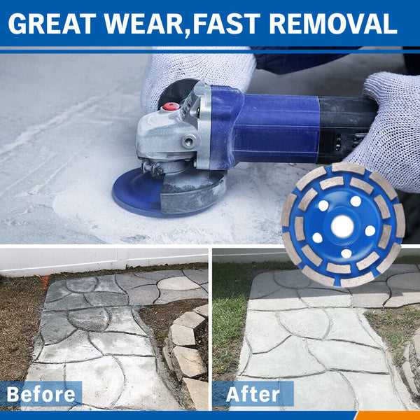 4.5inch Diamond Segment Grinding Concrete Cup Wheel Disc Granite Stone 115mm Does not apply