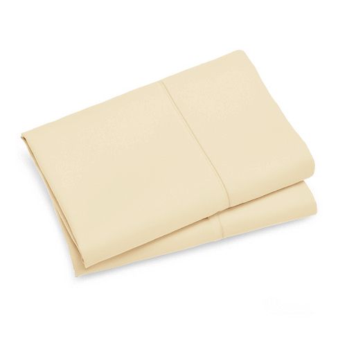 1000TC Premium Ultra Soft Queen size Pillowcases 2-Pack - Yellow Cream Does not apply